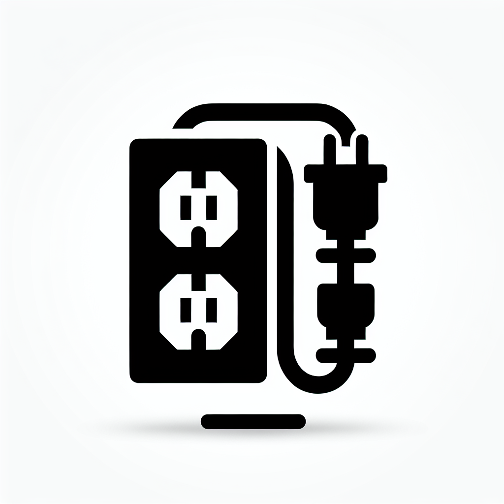 electrical surge protection - icon