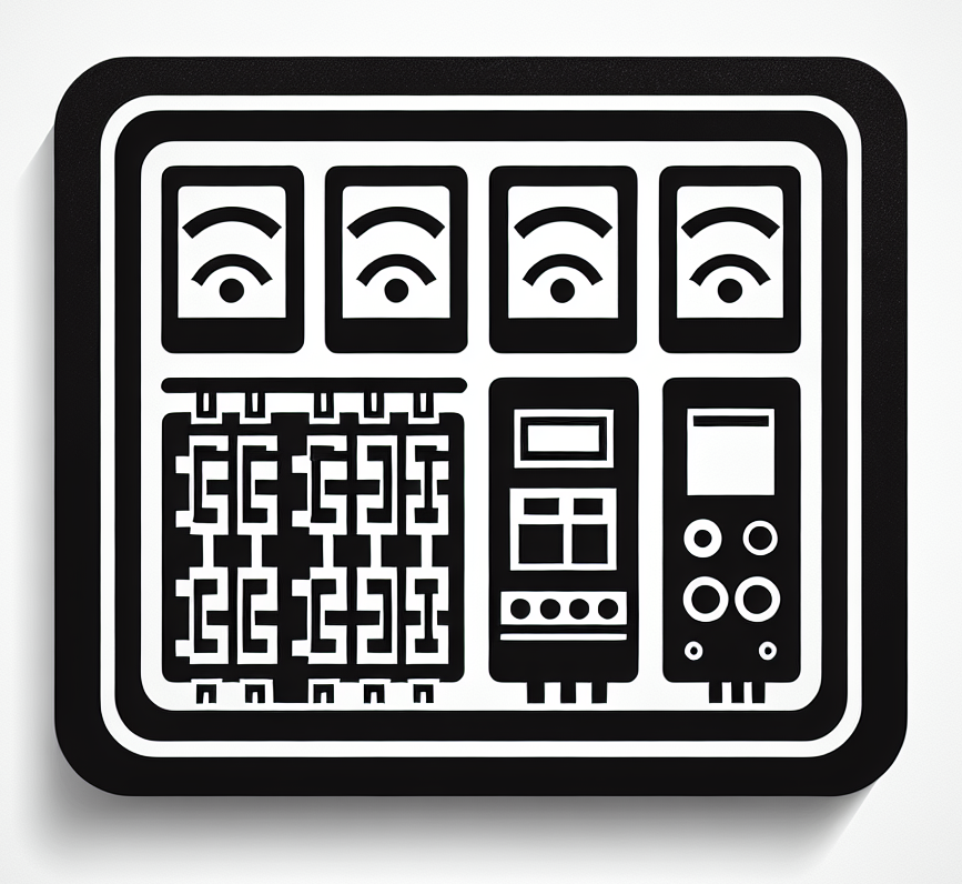 commercial electrical panel - icon