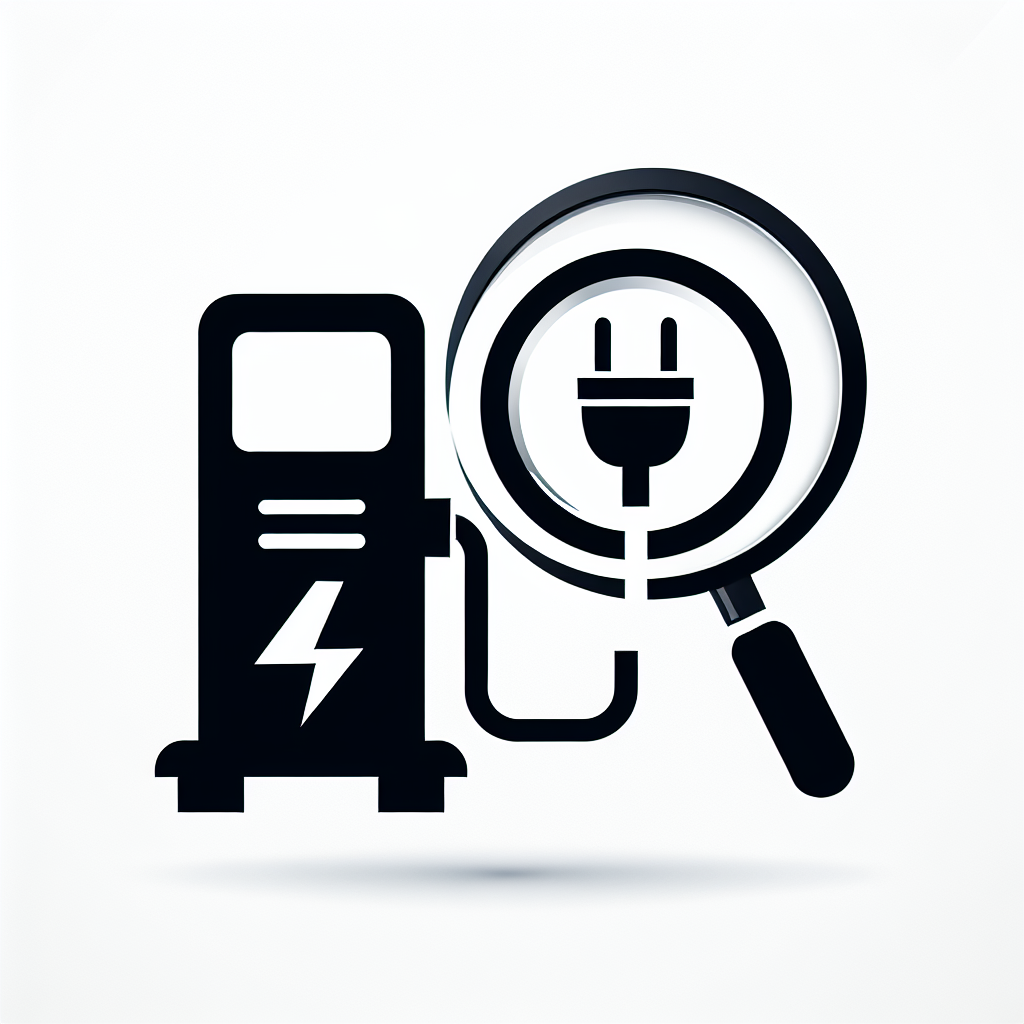 ev charger station inspection - icon