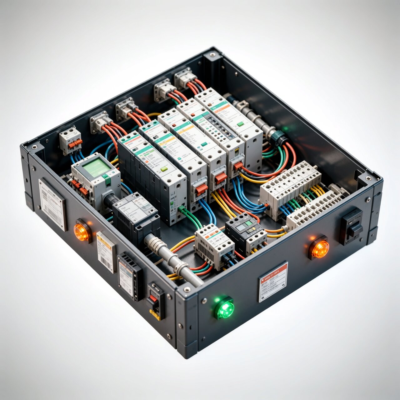 Control panel fabrication services with custom industrial electrical panel design and professional installation