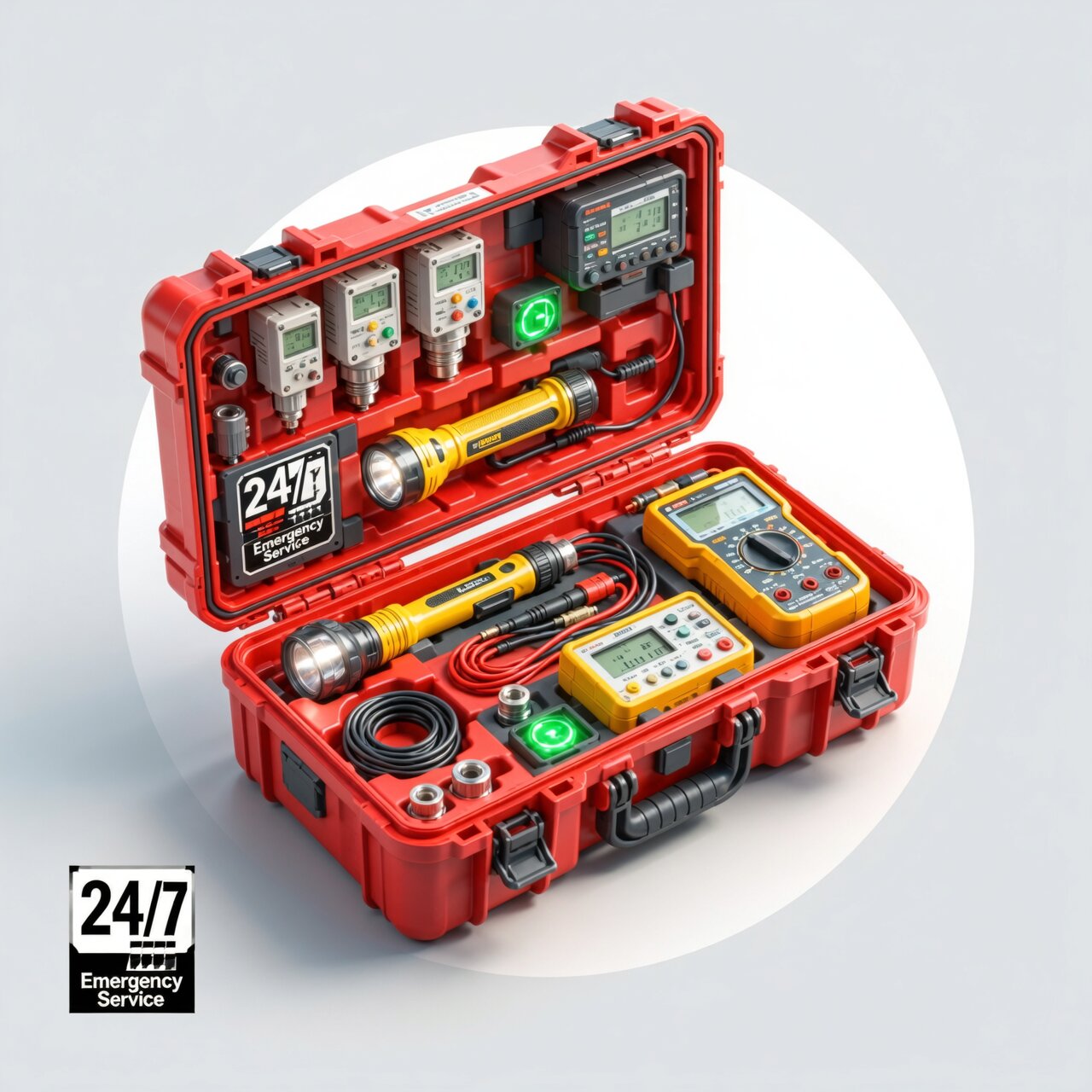 Emergency instrument repair kit with spare transmitters 24/7 rapid response tools and emergency calibration equipment for urgent service