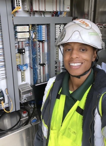 ELEKproTEK industrial controls engineer at PLC panel for water treatment facility, Charleston SC